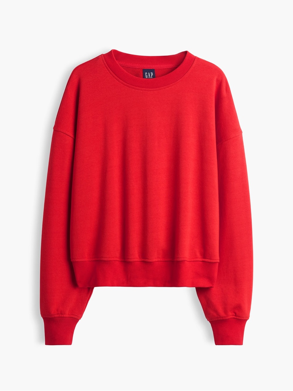 GAP Red Women's Crewneck Pullover Sweatshirt